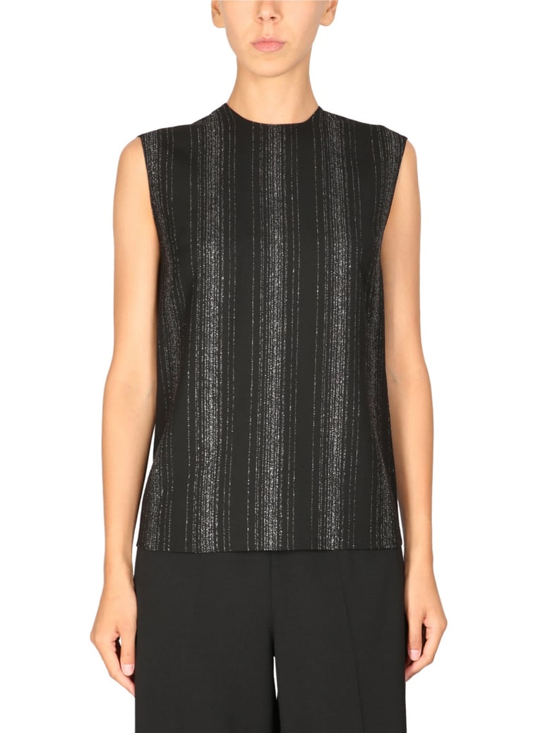lurex tailored top by Selfnex