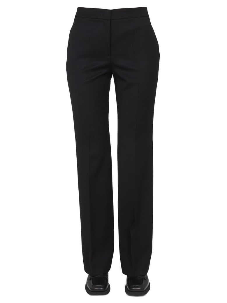 wool grain de poudre pants by Selfnex