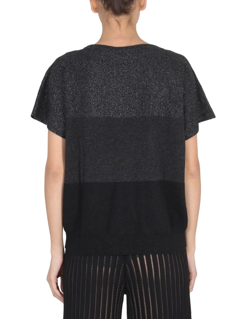 mesh jumper with shiny detail by Selfnex
