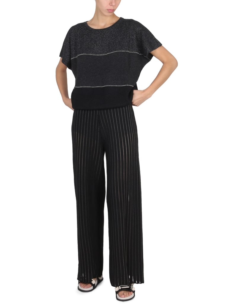 mesh jumper with shiny detail by Selfnex