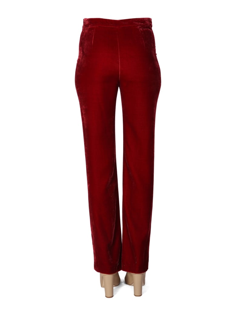 panne velvet pants by Selfnex