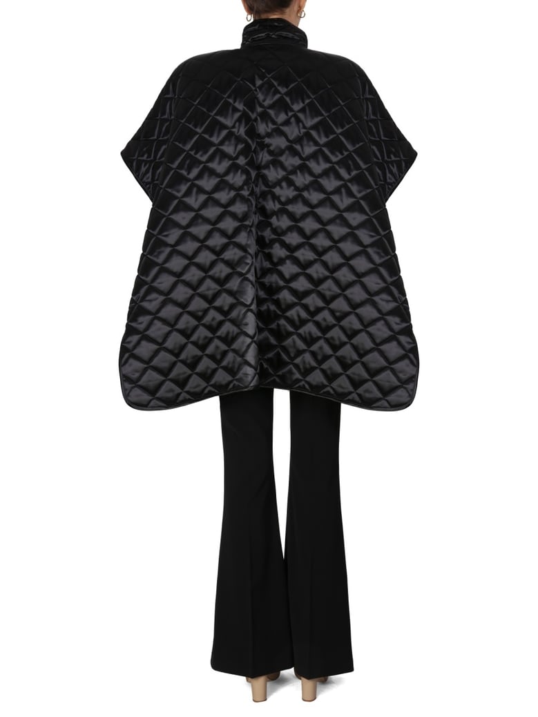 quilted jacket with high neck by Selfnex