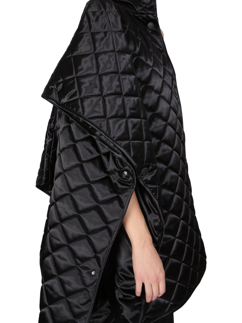 quilted jacket with high neck by Selfnex