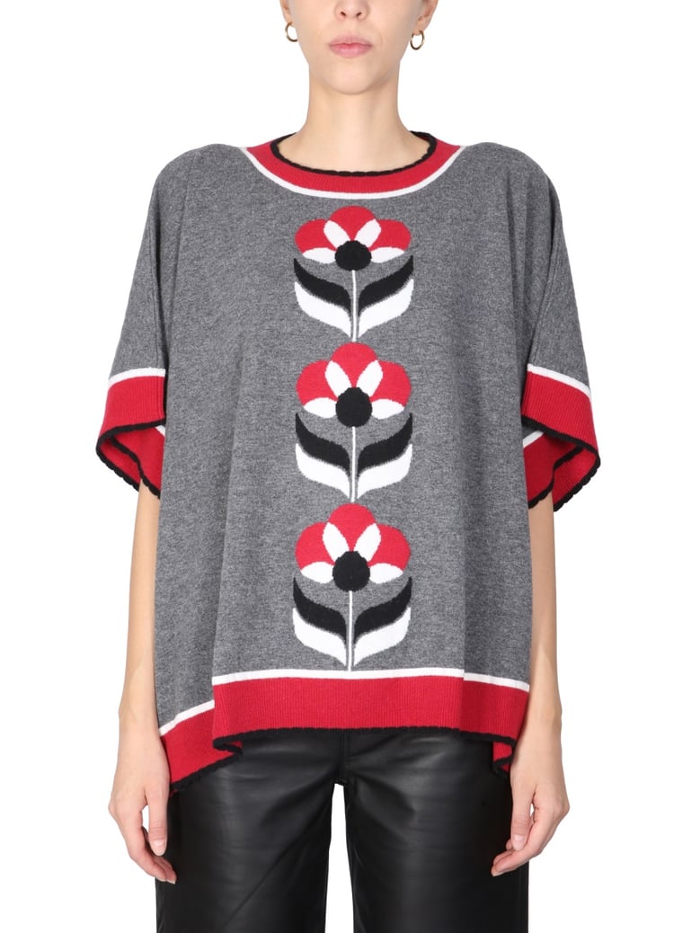 wool jersey jumper with geometric design by Selfnex