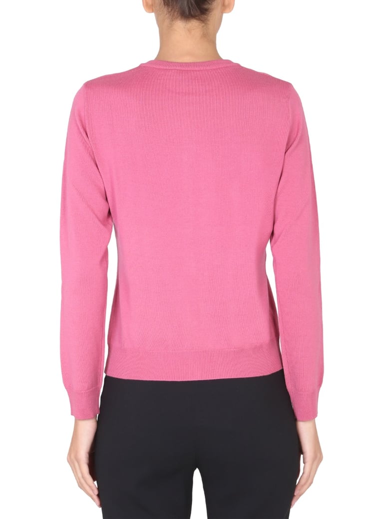 wool jersey jumper with necklace detail by Selfnex