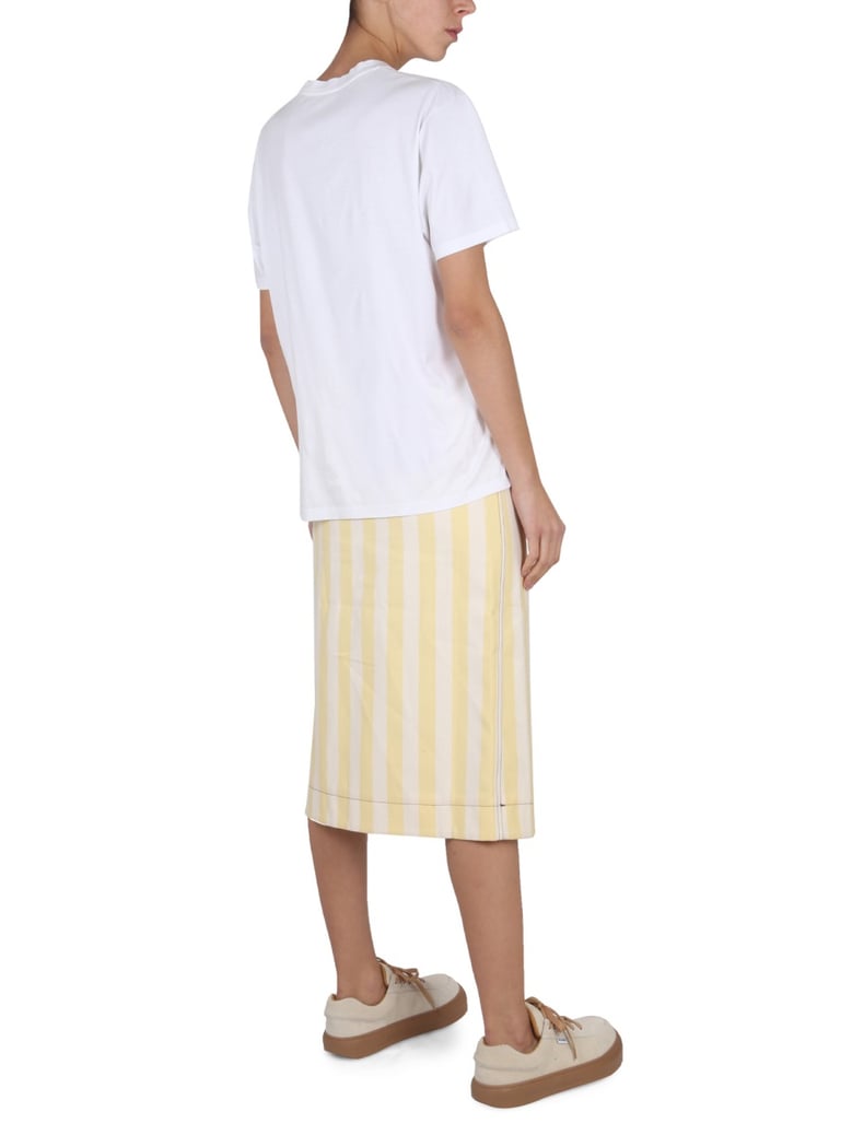 striped pattern skirt by Selfnex