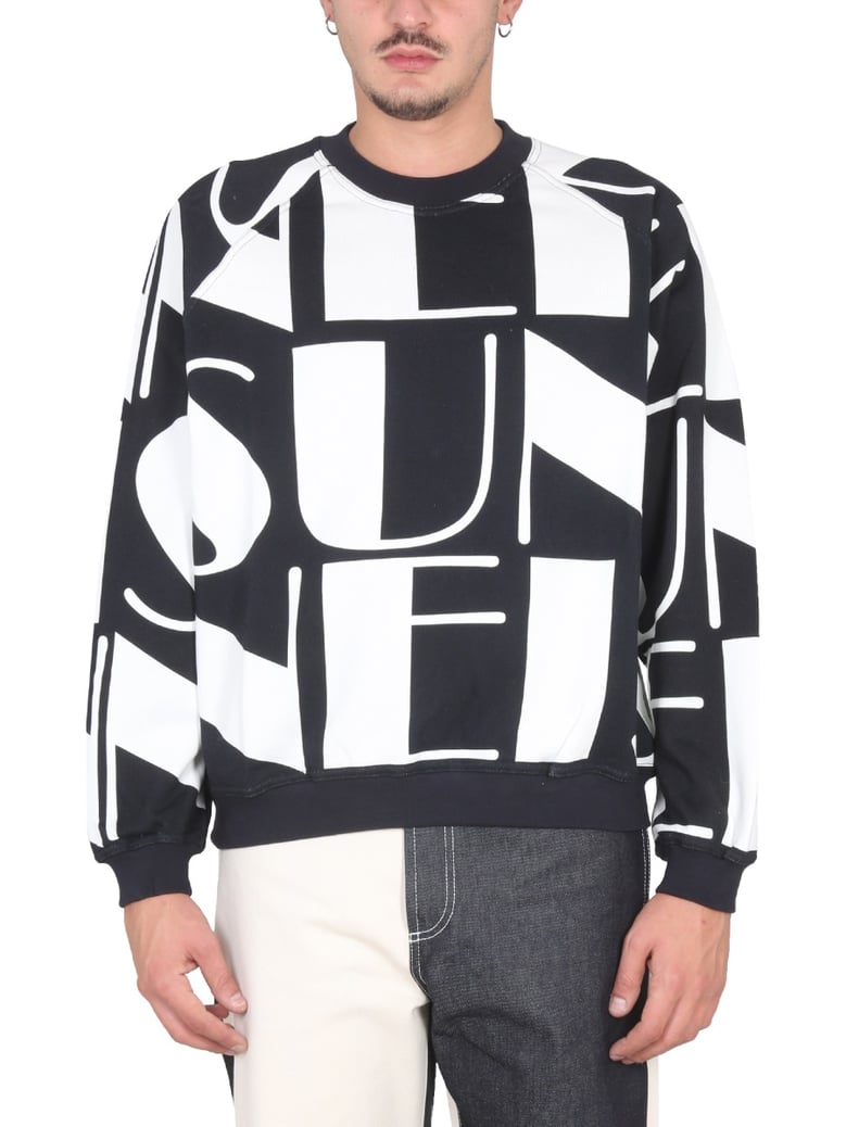 logo print crewneck sweatshirt by Selfnex