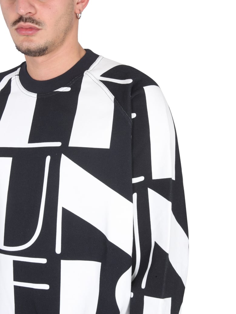 logo print crewneck sweatshirt by Selfnex