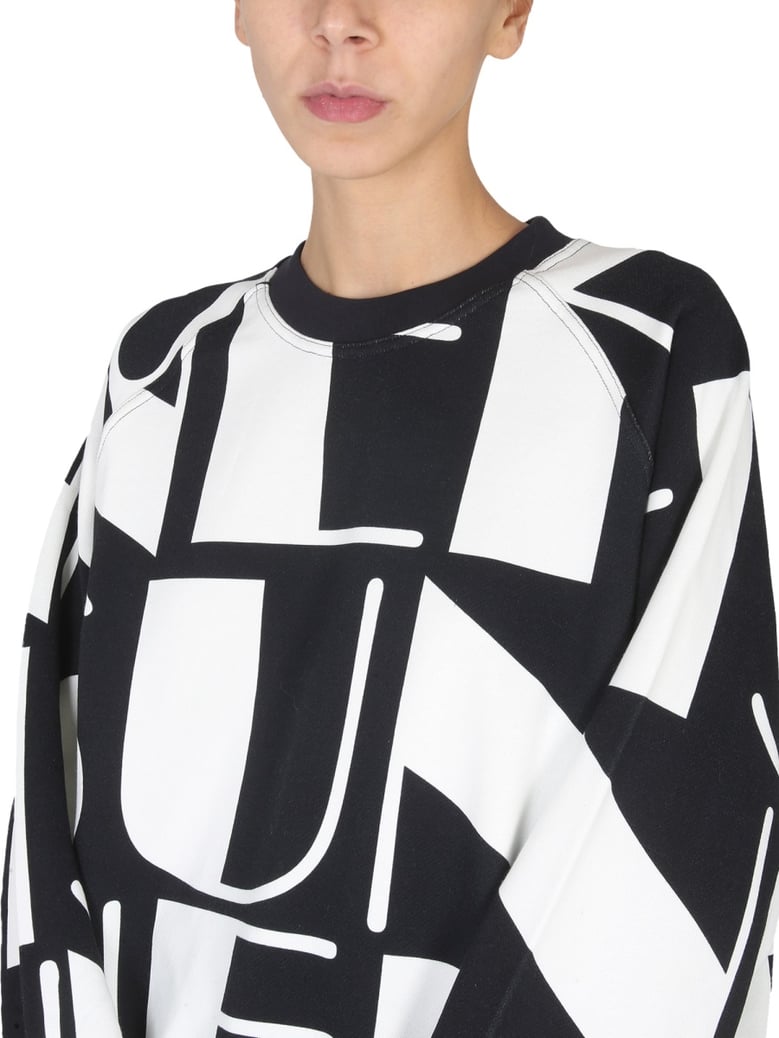 logo print crewneck sweatshirt by Selfnex