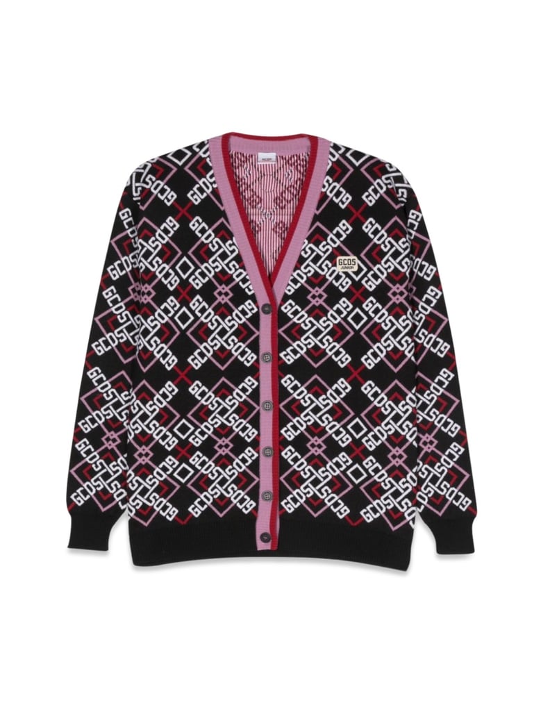 cardigan multicolour virgin wool blend by Selfnex