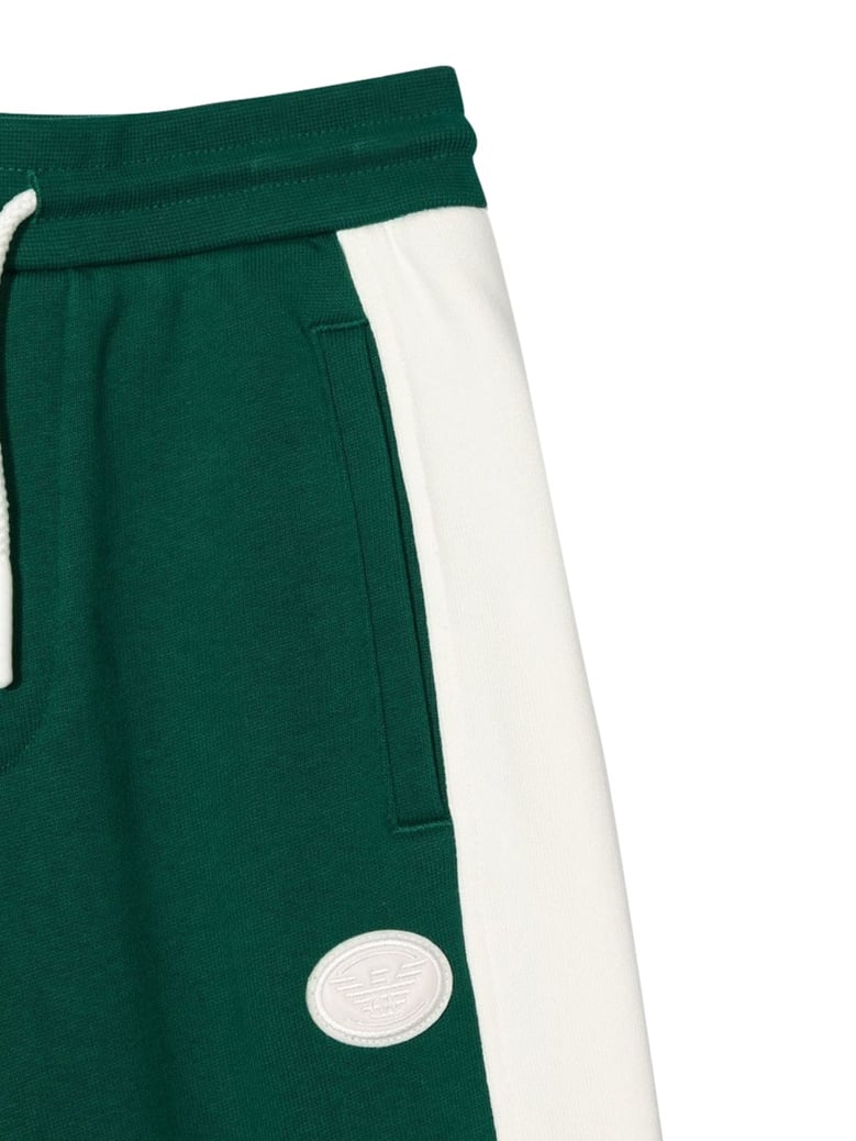 sweatpants green cotton by Selfnex