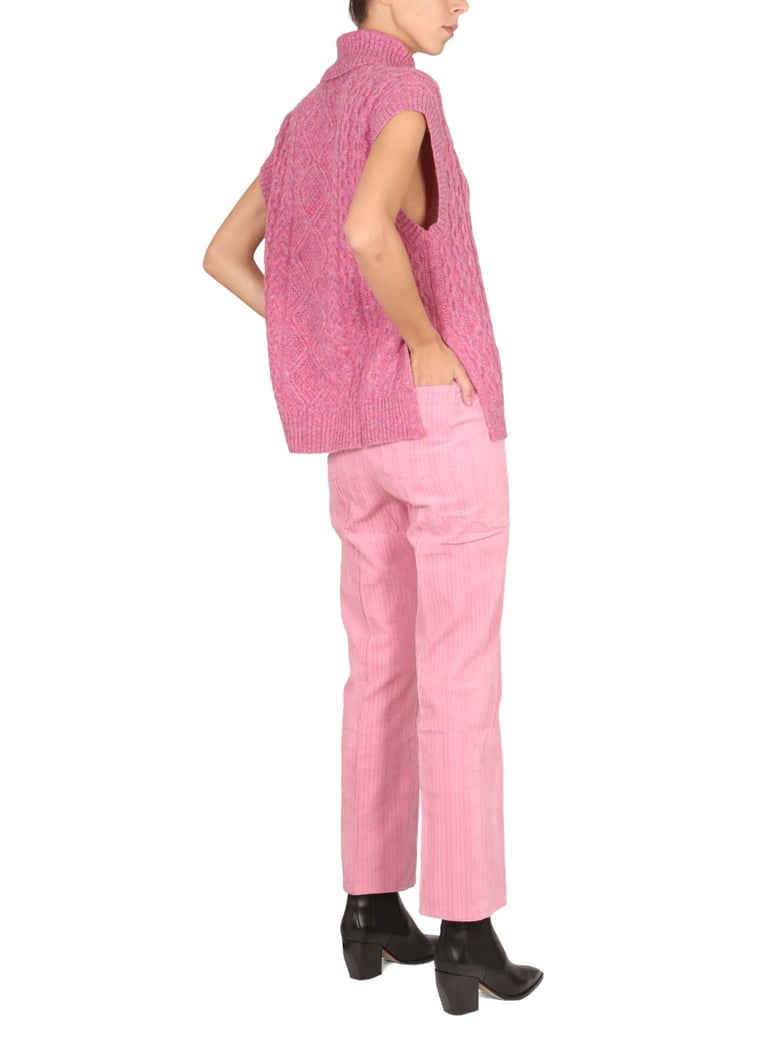 pants with side zipper closure by Selfnex