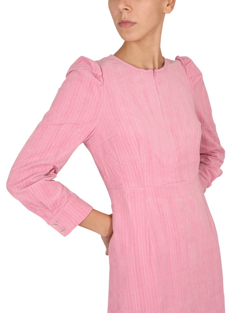 midi dress with necklace detail by Selfnex