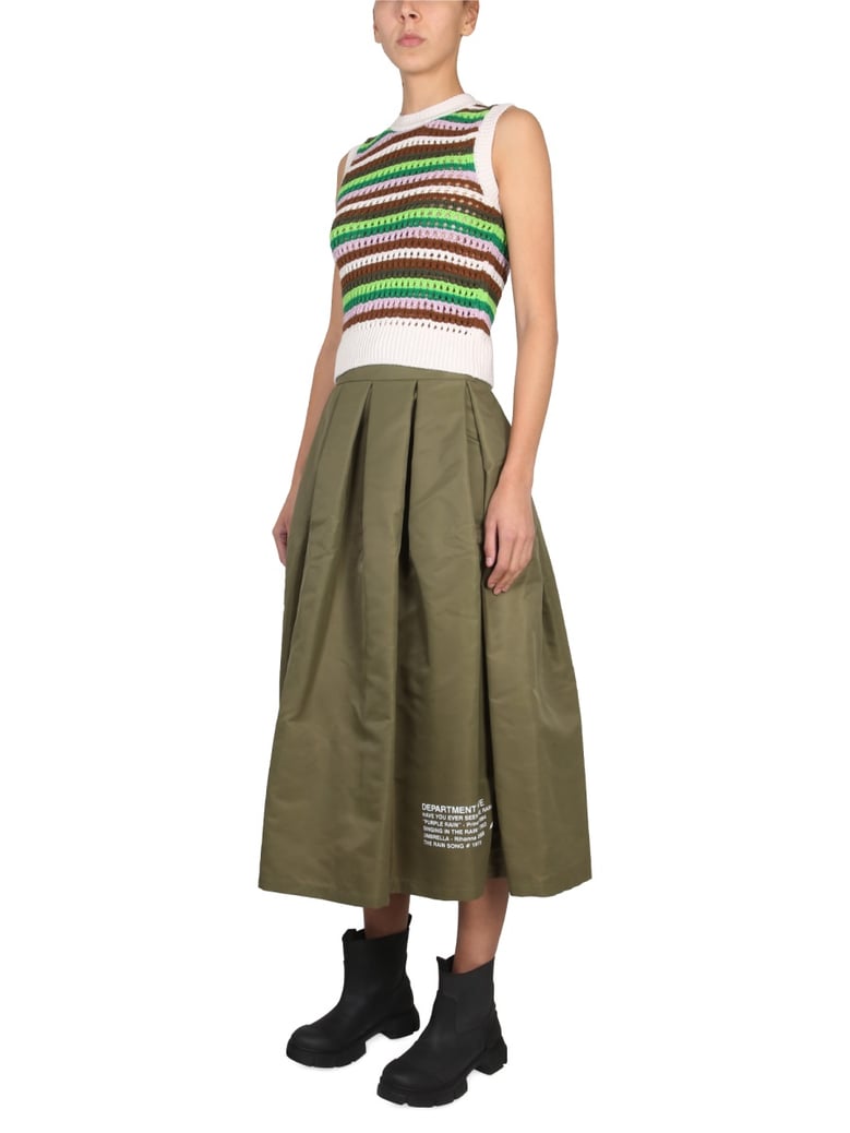 striped wool top by Selfnex