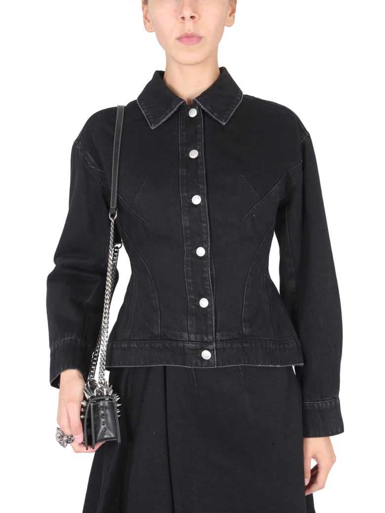 hybrid denim jacket by Selfnex