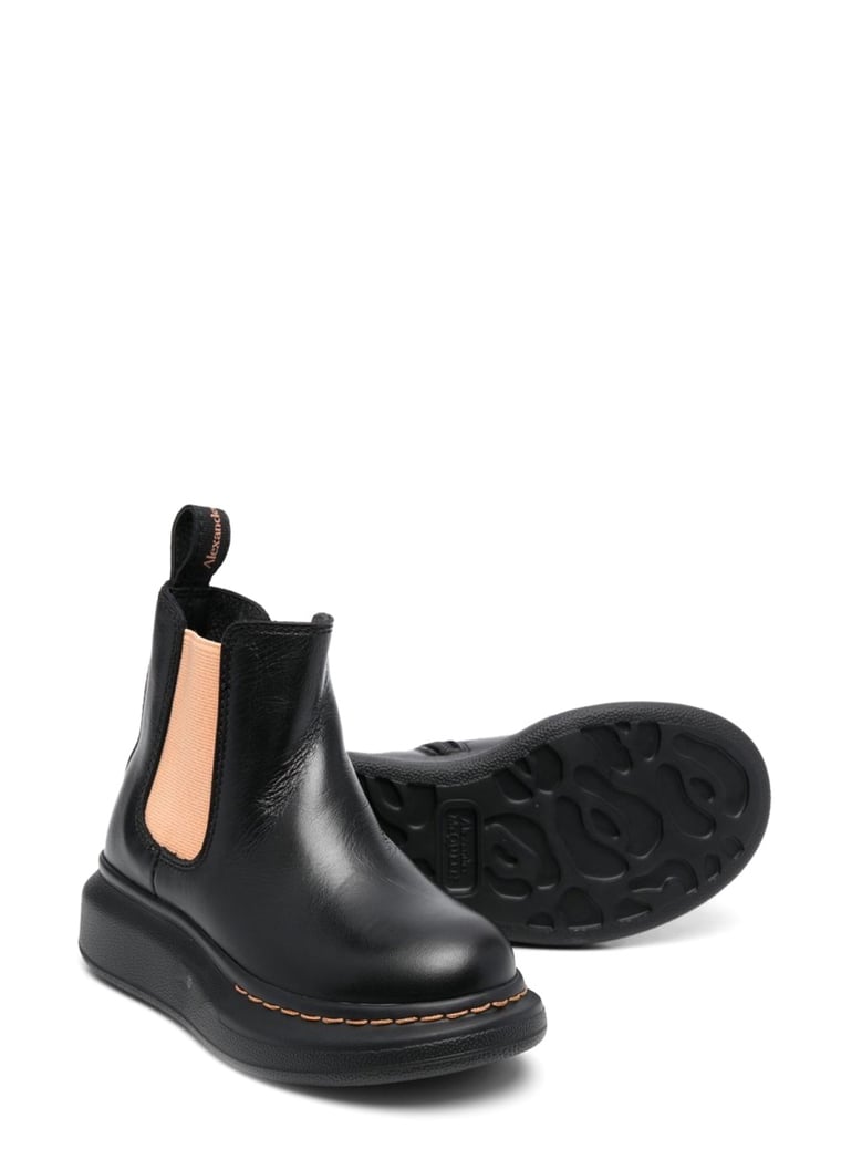 ankle boots black calf leather by Selfnex
