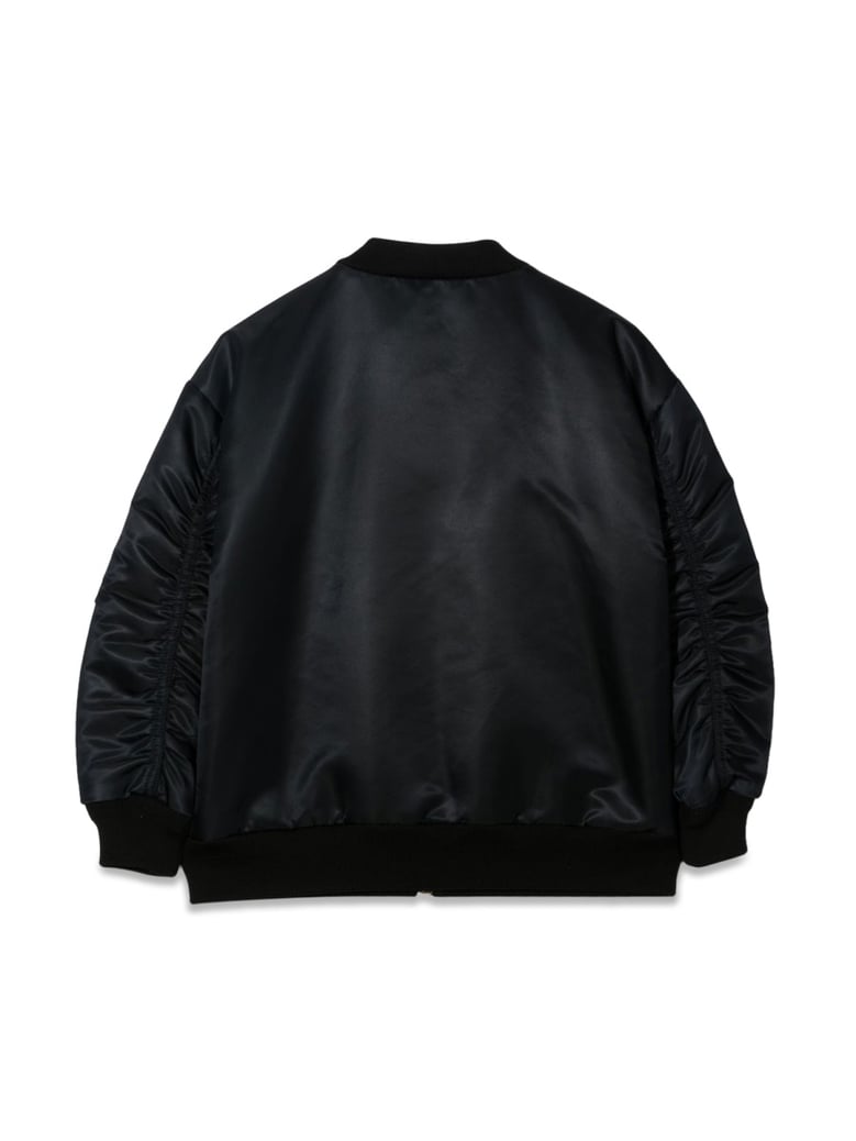 bomber jacket donatella embroidery black by Selfnex
