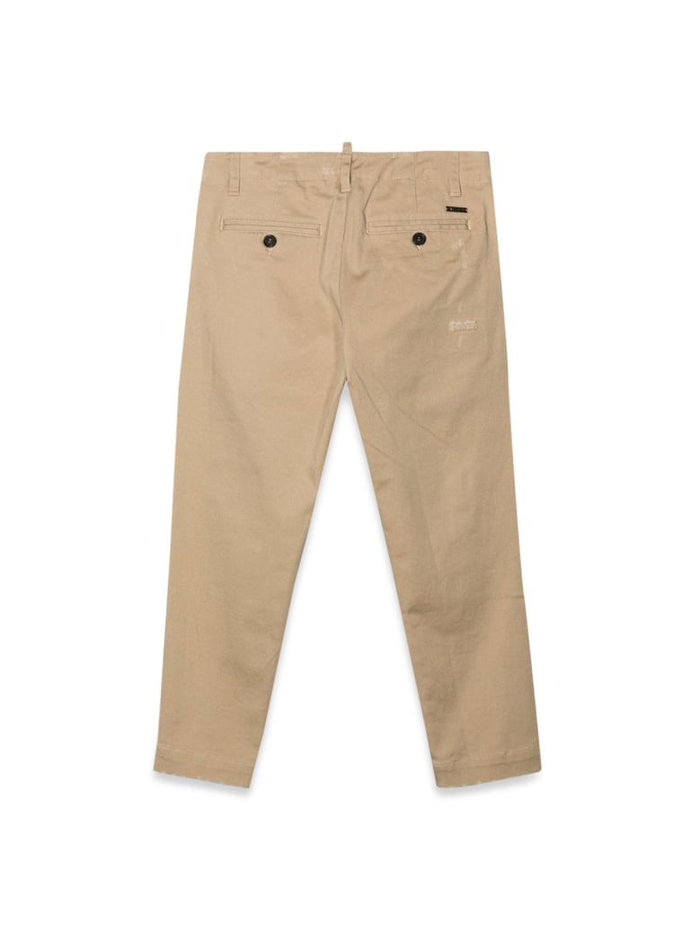 trousers with patches beige by Selfnex