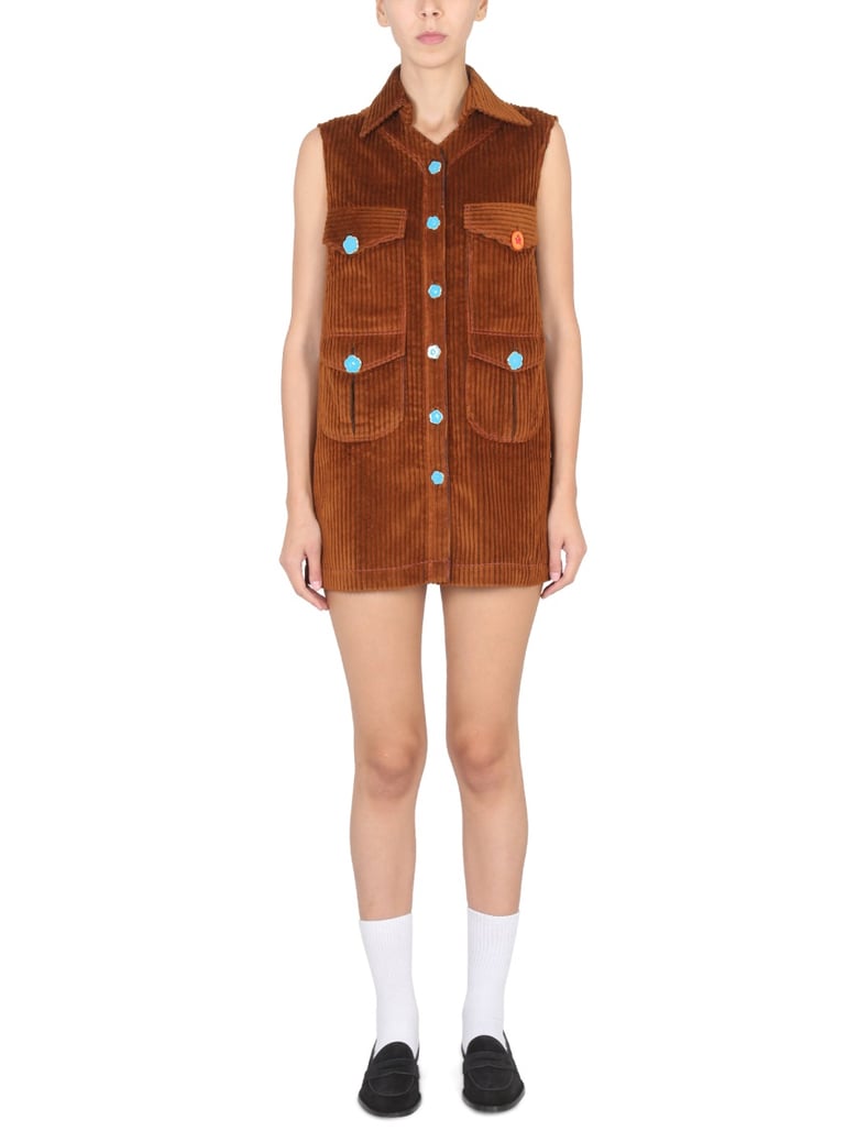 corduroy dress by Selfnex