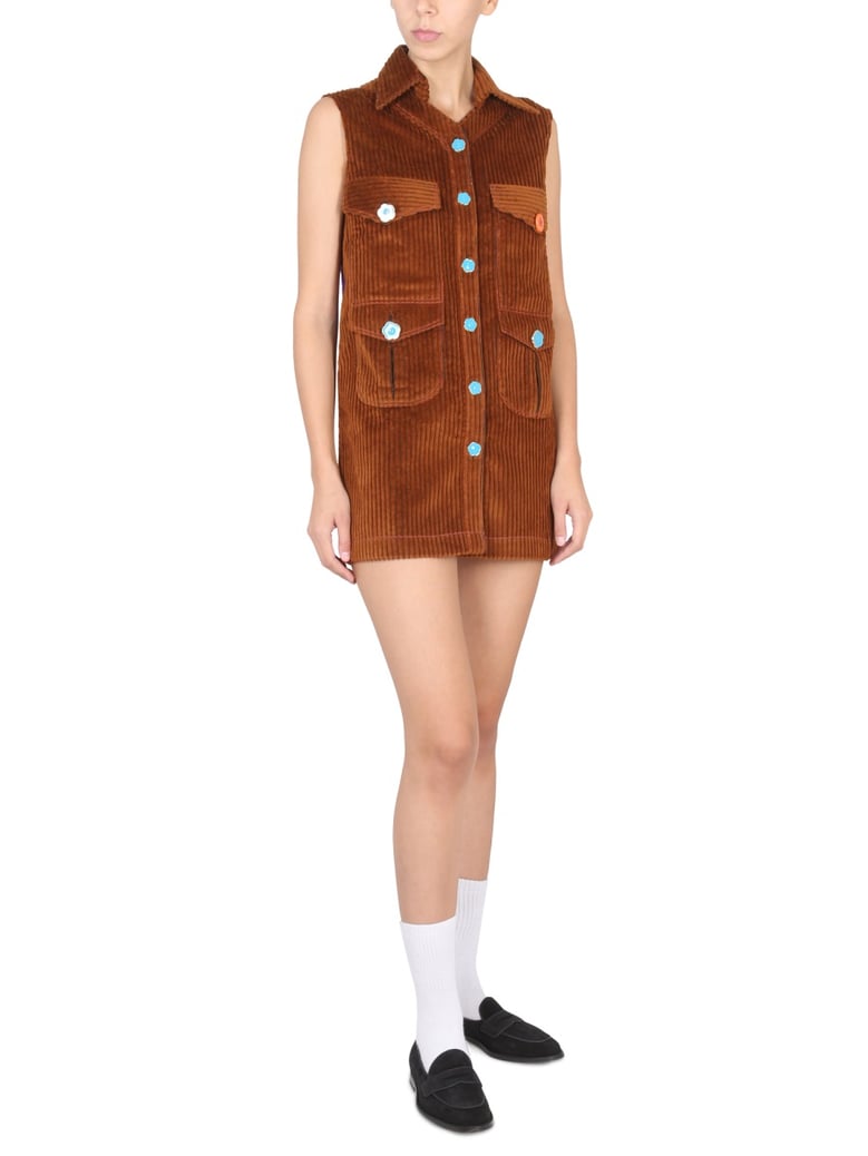 corduroy dress by Selfnex
