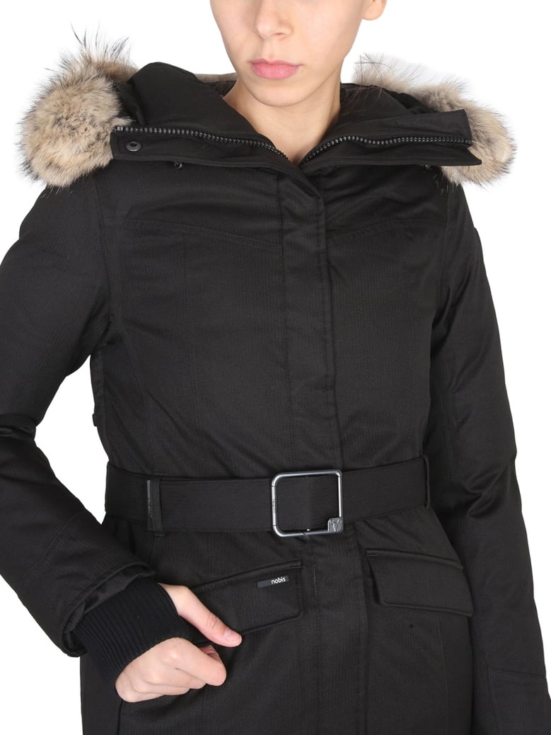 morgan parka with drawstring hood by Selfnex