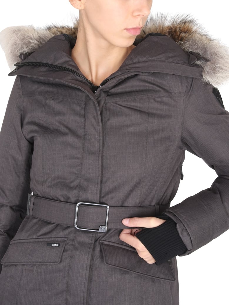 morgan parka with drawstring hood by Selfnex