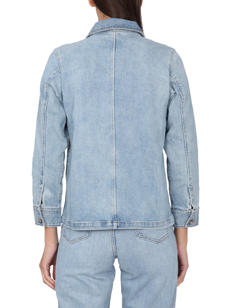 janice shirt in denim by Selfnex