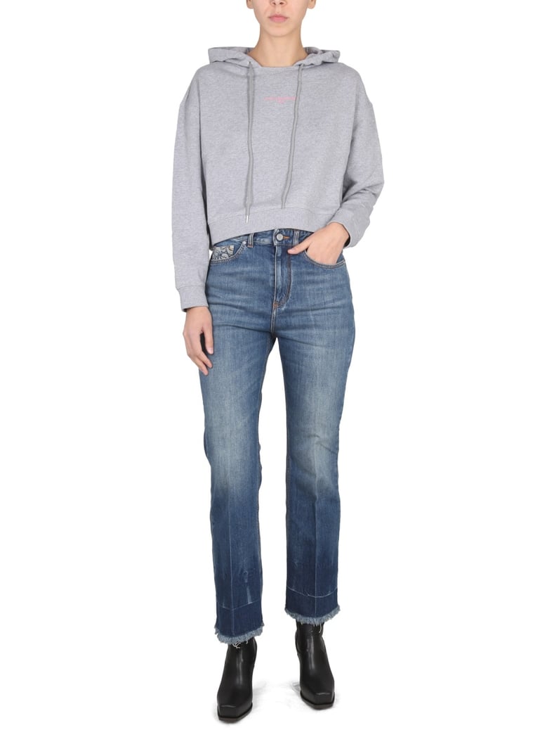 sweatshirt with logo embroidery by Selfnex
