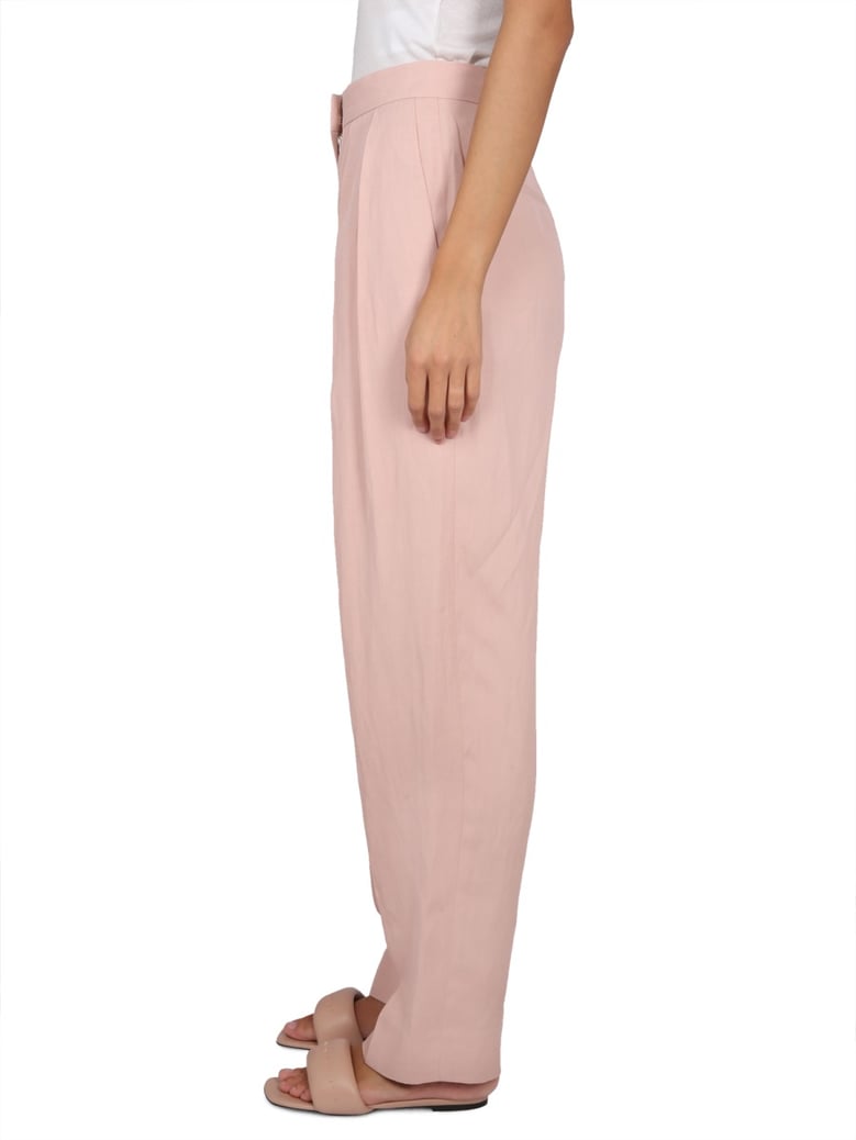 soft trousers with hook and eye closure by Selfnex
