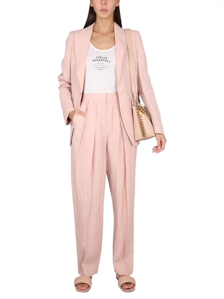 tailored jacket in pink by Selfnex