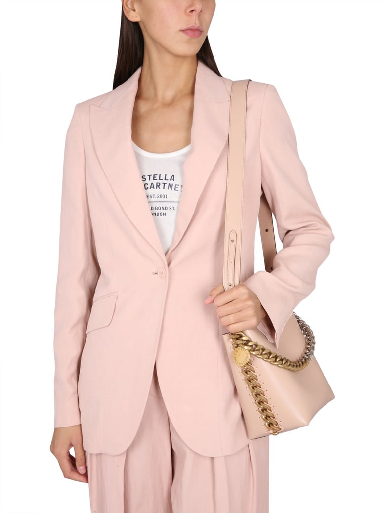 tailored jacket in pink by Selfnex