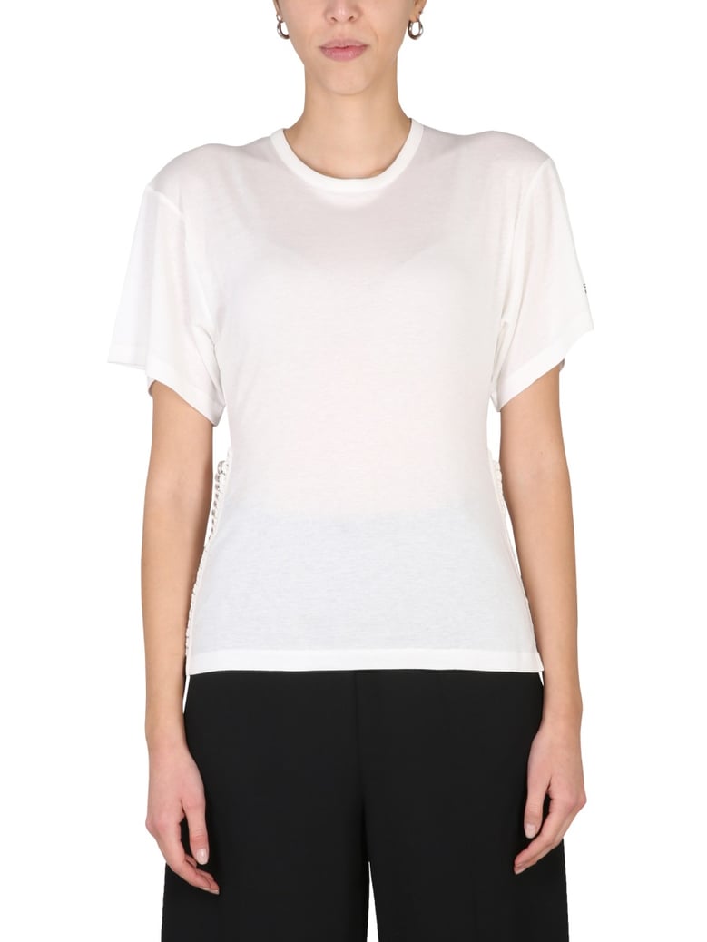 t-shirt with chain detail by Selfnex