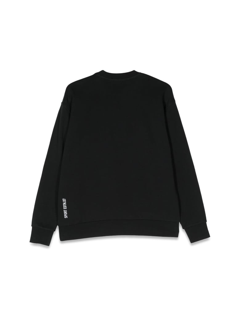 crewneck sweatshirt black by Selfnex