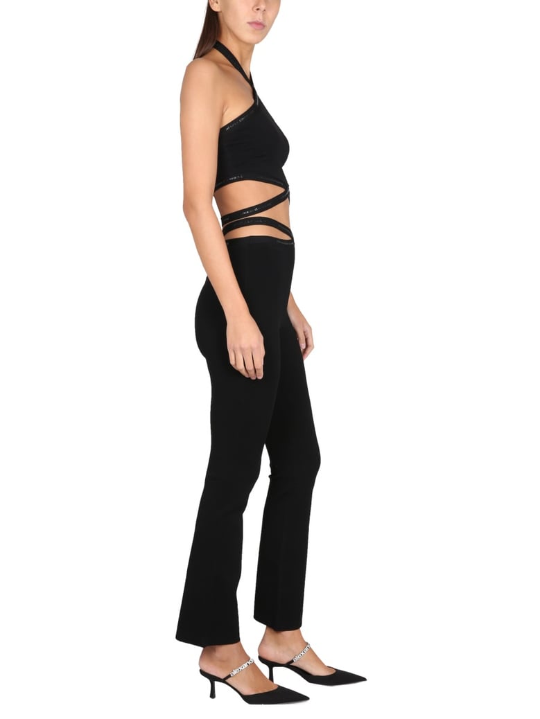 cross leggings with logo by Selfnex