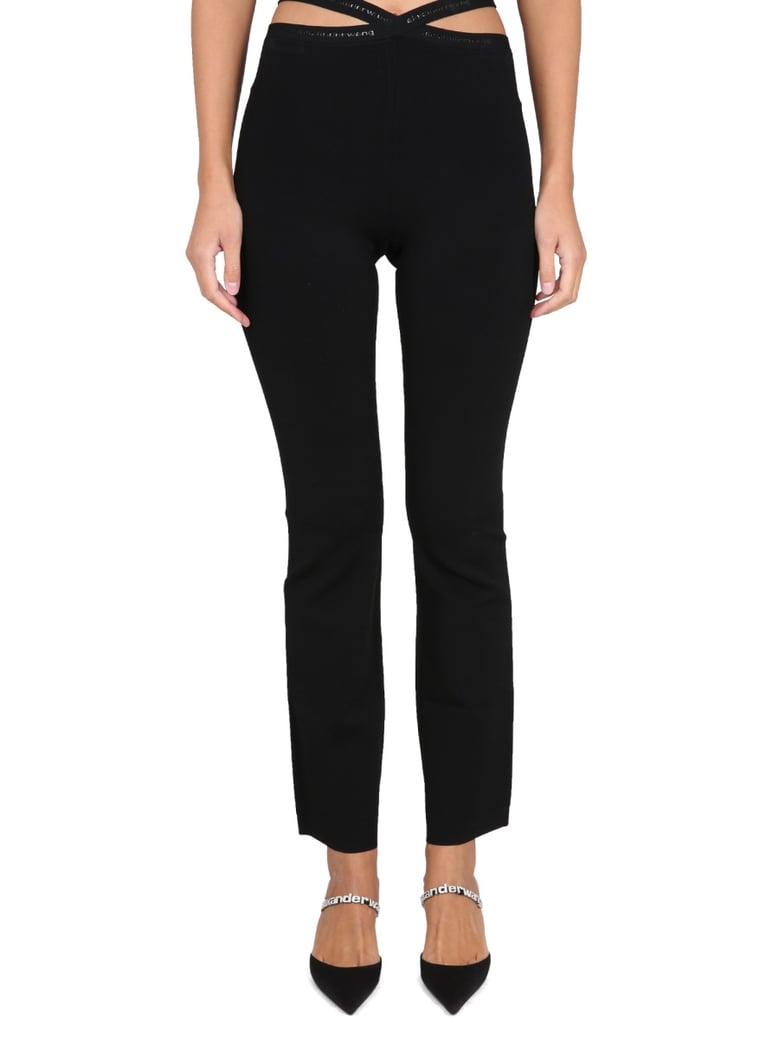cross leggings with logo by Selfnex