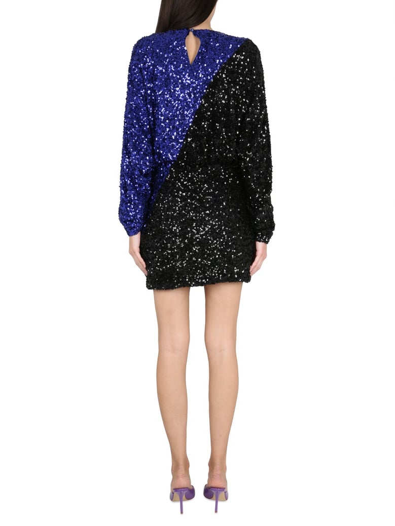 sequin dress with back zipper by Selfnex