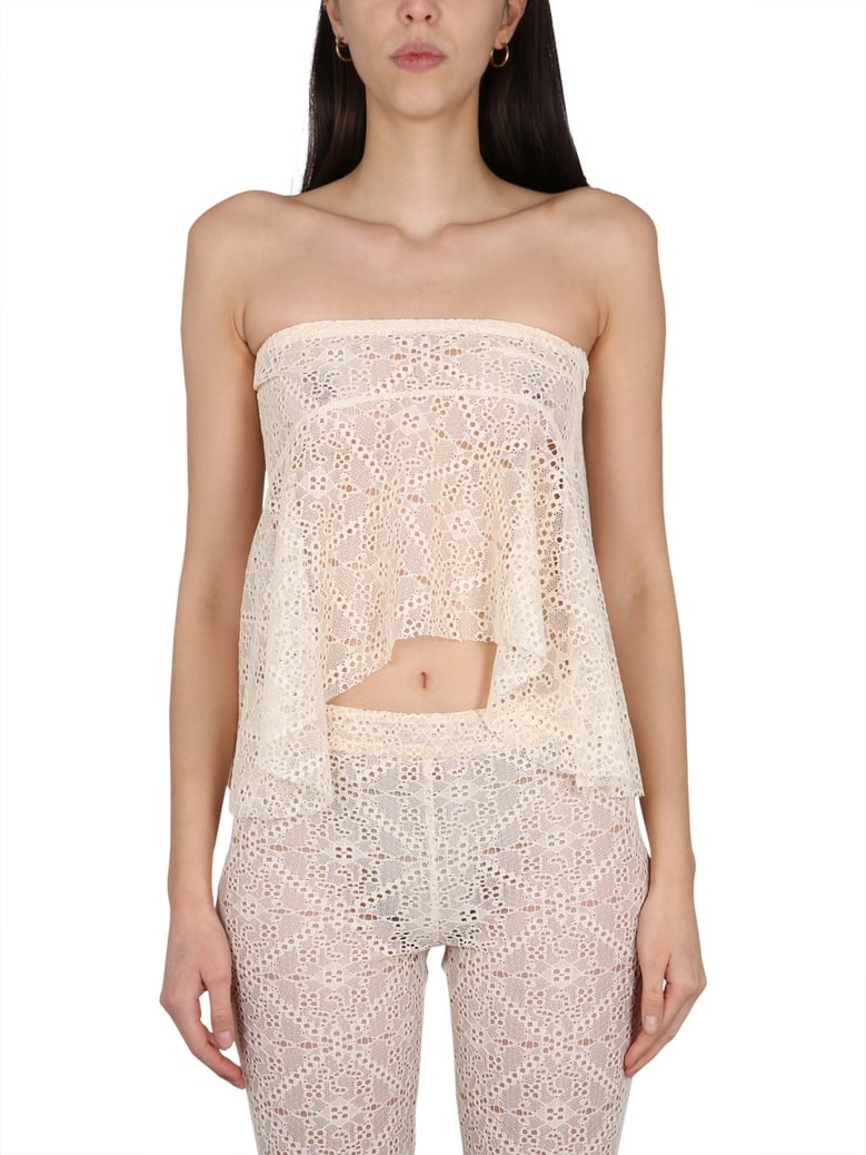 top with all over embroidery by Selfnex