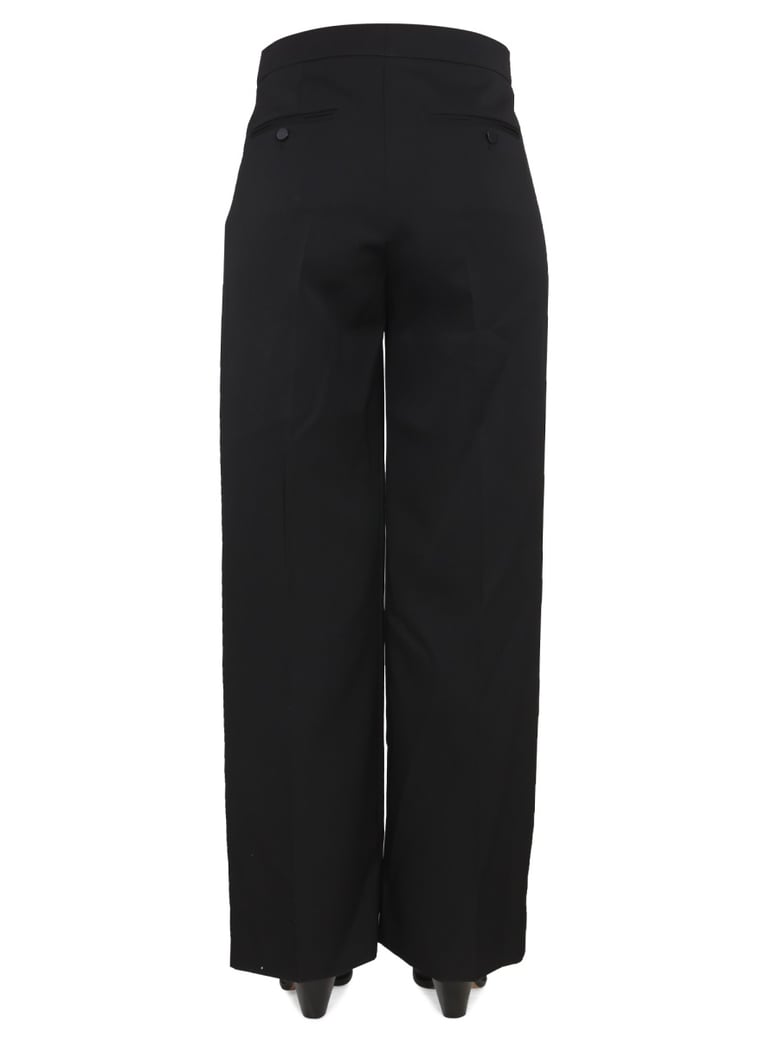 pants scarly in black wool by Selfnex