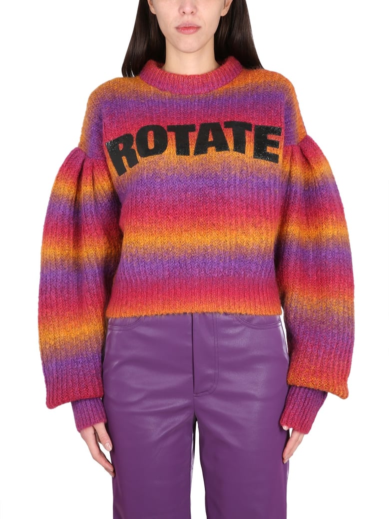 crewneck sweater with logo by Selfnex