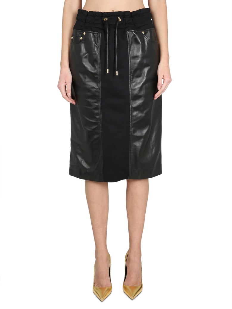 silk blend skirt by Selfnex