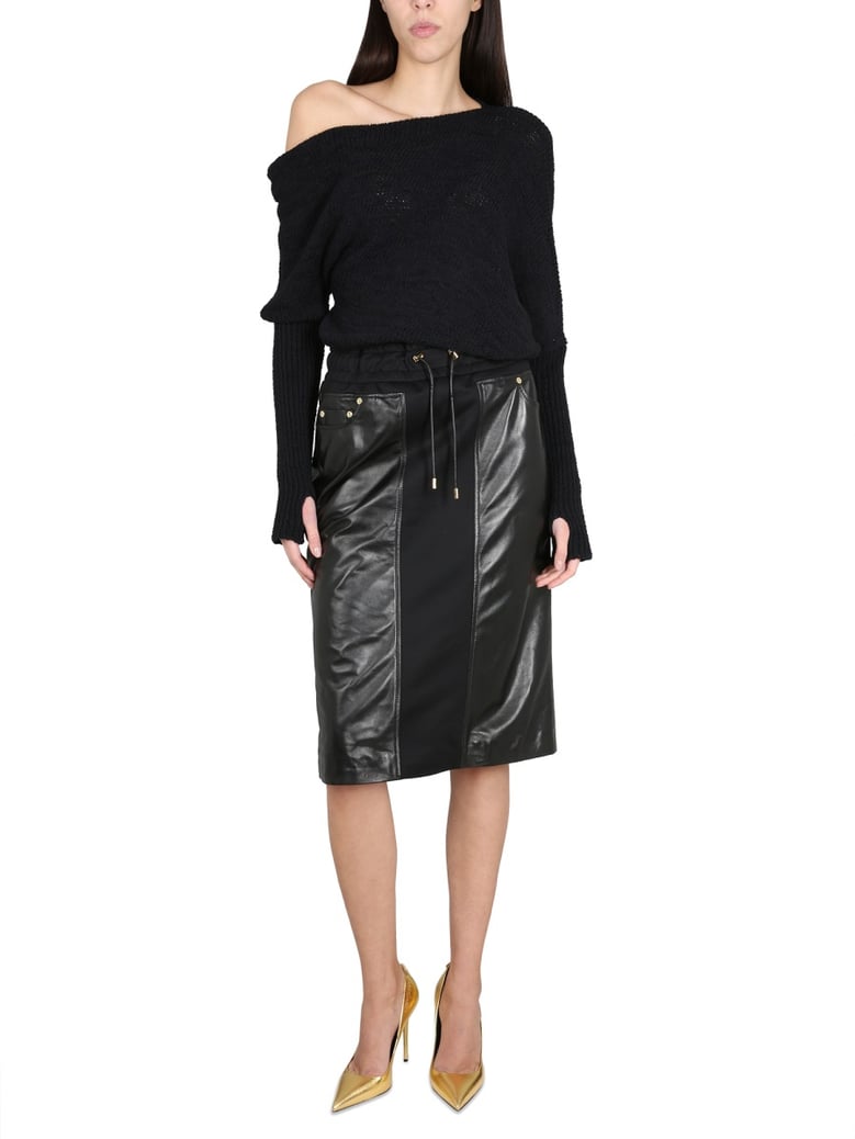 silk blend skirt by Selfnex