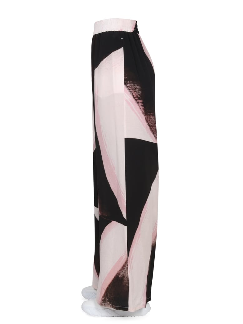 brushstroke graphic pants by Selfnex