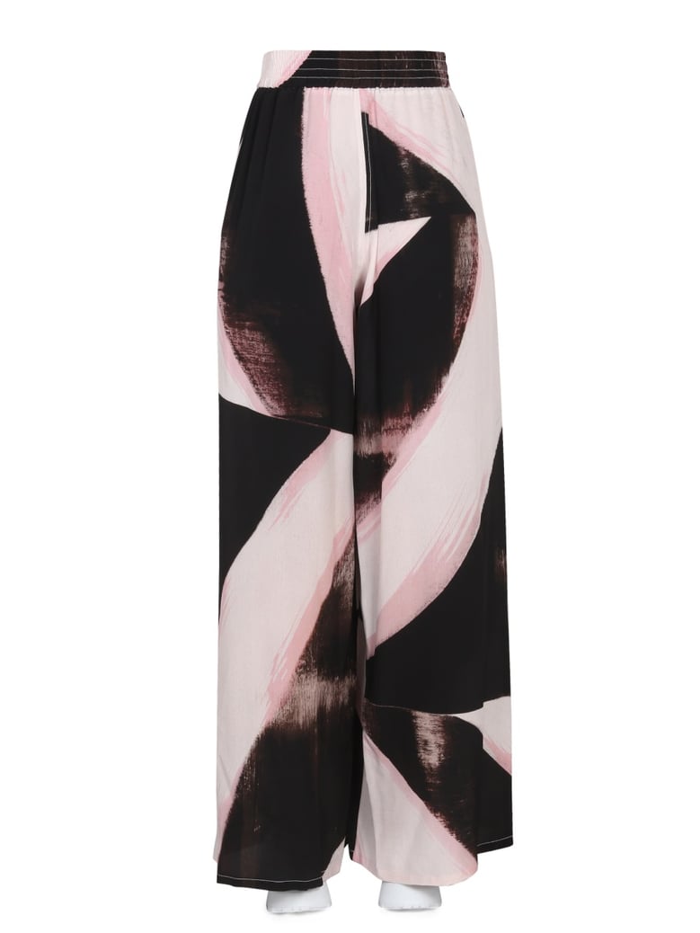 brushstroke graphic pants by Selfnex