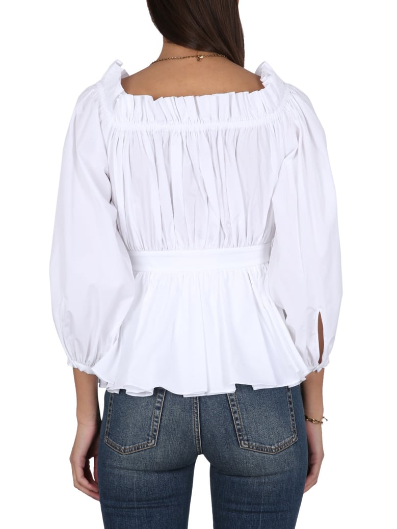 cotton poplin top by Selfnex