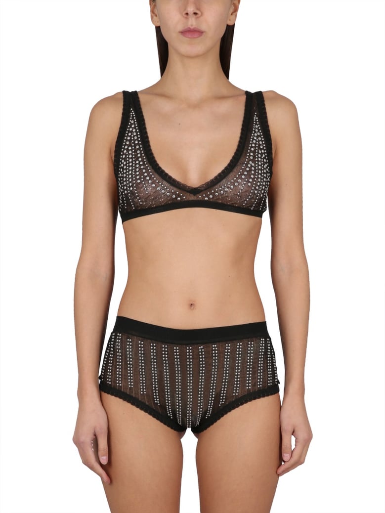 high waist panties with studs by Selfnex