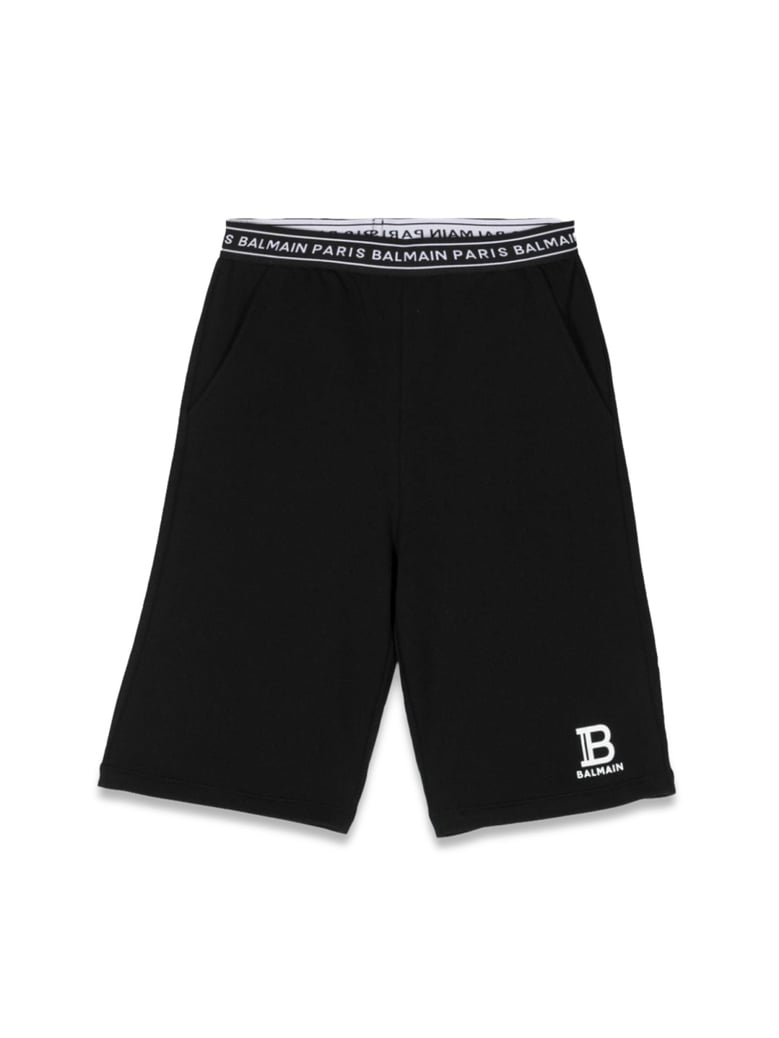 shorts bermuda sweatshirt black by Selfnex
