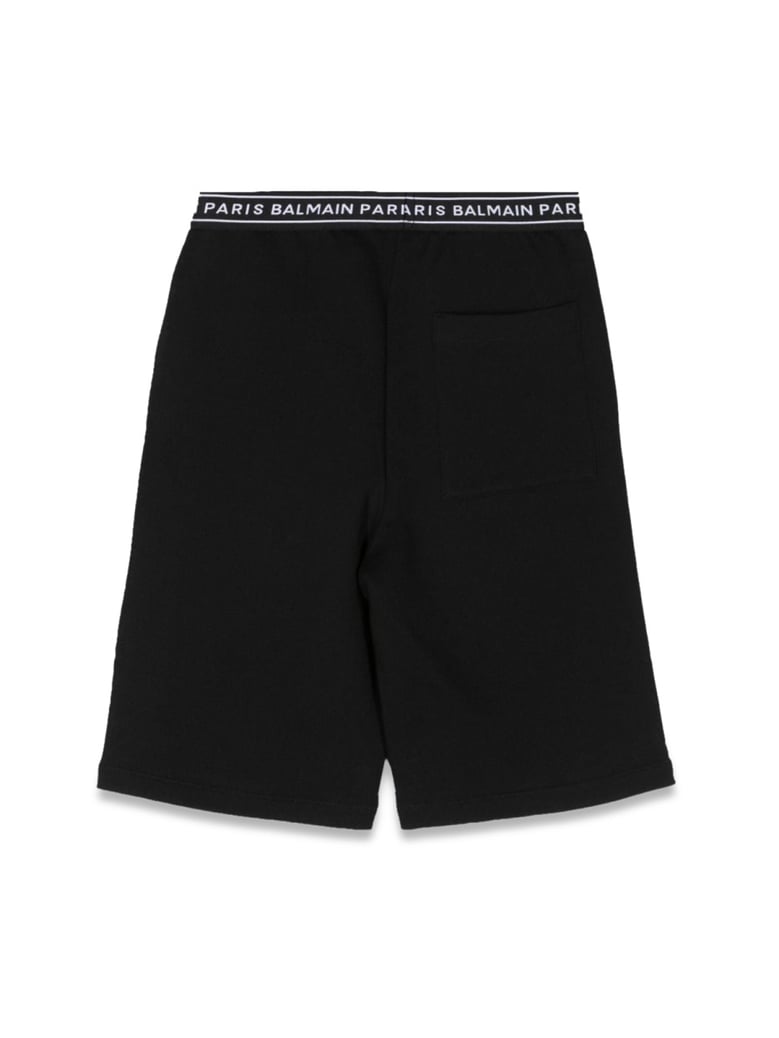 shorts bermuda sweatshirt black by Selfnex
