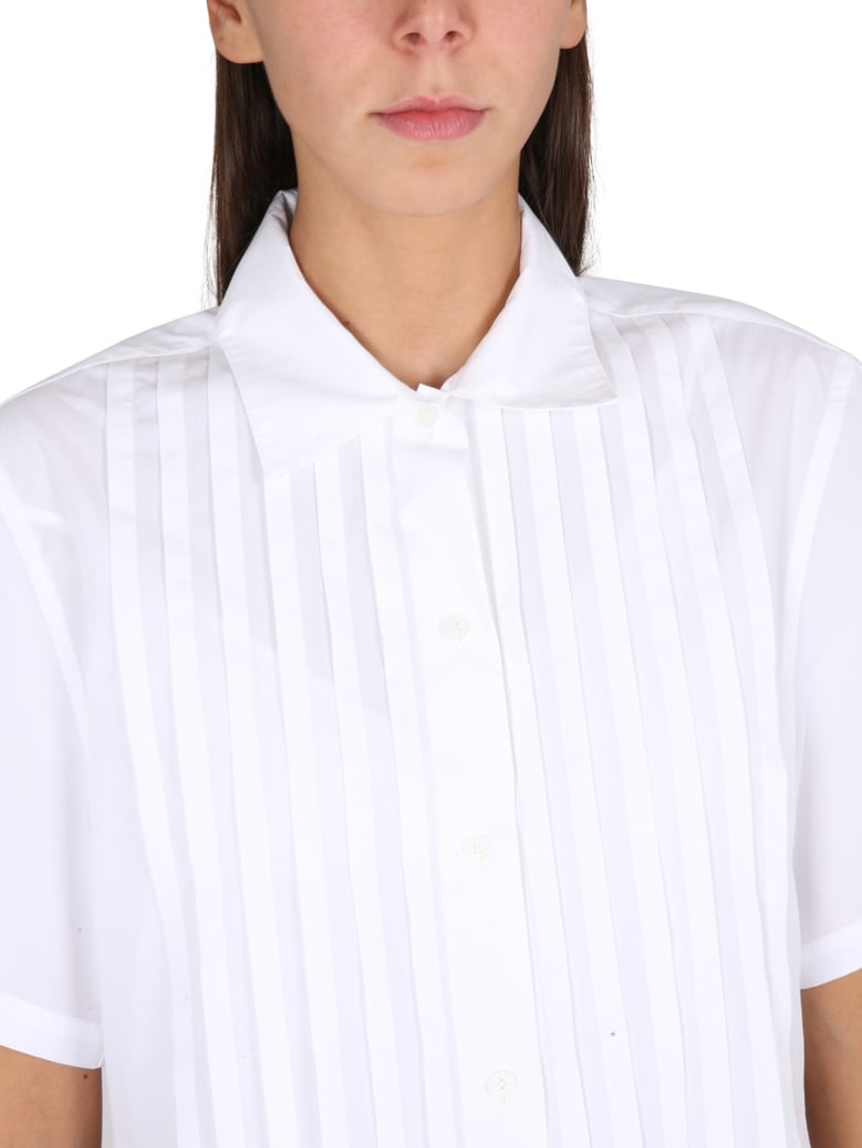 pleated chemise dress by Selfnex