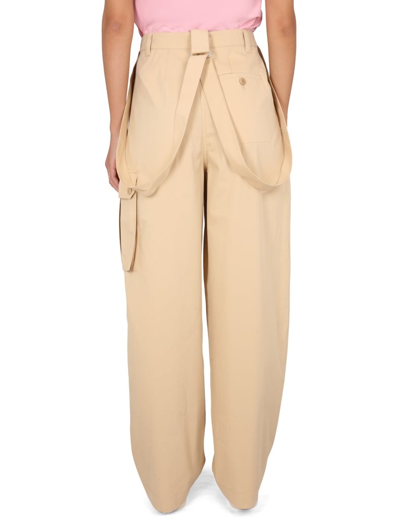 beige cargo pants by Selfnex