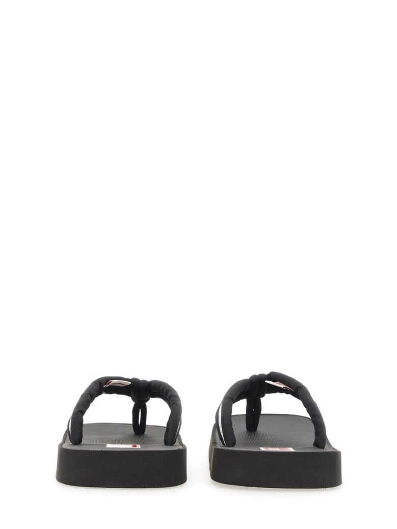 slide sandal with logo by Selfnex